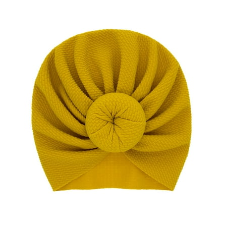 

〖TOTO〗Baby Hats Caps Newborn Baby Boy Girl Solid Knotted Hat Beanie Headwear Cap Hat