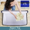 thumbnail image 3 of PKPOWER Moving Bags Heavy Duty with Strong Zippers and Handles Collapsible Moving Supplies, Storage Totes for Packing & Moving Storing,6-Pack, Blue, 3 of 5