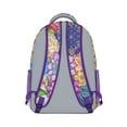 thumbnail image 3 of Colorful Backpack in Retro Boho Style, Tribal Rainbow School Bag with Chest Strap, Great for Travel & Outdoor Play, 3 of 6