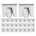 thumbnail image 1 of Miangastore 50pcs Fence Wire Clamps Bird Cage Wire Hasps Rabbit Cage Buckles Iron Hasps for Cage, 1 of 8