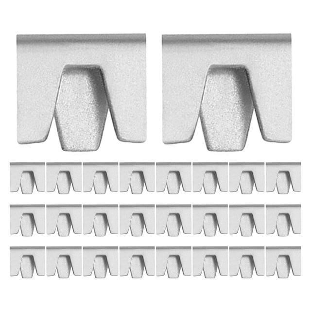 Miangastore 50pcs Fence Wire Clamps Bird Cage Wire Hasps Rabbit Cage Buckles Iron Hasps for Cage