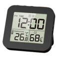 thumbnail image 1 of Reloj despertador digital,Reloj digital para baño con temporizador de ducha y alarma,Relojes de baño y cocina,temporizador,Termómetro Higrómetro Reloj de pared,Reloj de pared digital para, 1 of 8