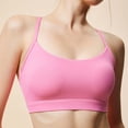 thumbnail image 4 of Socisucc Wire Free Bra for Women Women's Sports Bra Fitness Running Shockproof Yoga Tank Top Front Zipper No Steel Ring Comfort Sports Bra, 4 of 7