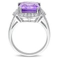 thumbnail image 4 of Everly Women's Amethyst and Topaz Sterling Silver Ring, 4 of 7