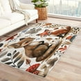thumbnail image 1 of Fox Area Rugs for Bedroom Living Room - 5x6 ft - Plant Carpet for Home Decor - Plant Patterned Decorative Indoor Large Rug - Washable & Soft & Non Slip & Low Pile (ZL&037), 1 of 6