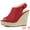 Red, variant on Slingback Platform Wedges Heel Espadrille Wedge Sandals Red 9