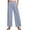 Blue, variant on 2025 New Drawstring Pocket Wide Leg Women's Casual Pants Women's Pants Women Work Pants Business Casual Pants for Women Casual Harem Pants Women Ladies Warm up Pants Petite Short Pants for Women