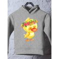 thumbnail image 3 of Duck With A Wreath Hoodie Toddler -Image by Shutterstock,  2 Toddler, 3 of 4