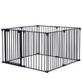 thumbnail image 5 of Noaman 200" Extra-Wide Safety Gate with 8 Panels - Expandable Metal Play Yard for Large Spaces, Baby & Pet Proof Barrier, 5 of 15