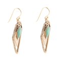 thumbnail image 4 of Turquoise Shield Earrings, 4 of 4