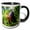 Black/White, variant on 3drose, Crawfish, 11oz Two-tone Black Mug
