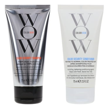 COLOR WOW Security Shampoo 2.5 oz & Color Security Conditioner Fine to Normal Hair 2.5 oz Combo Pack