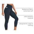 thumbnail image 4 of Leggings Capri de Yoga CRZ YOGA Cintura Alta 58 cm Azul Marino XL, 4 of 5