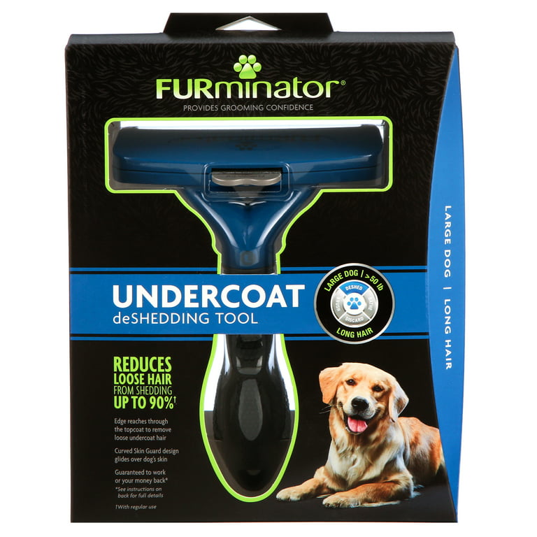 FURminator Undercoat DeShedding Tool, for Medium Dogs, Long Hair
