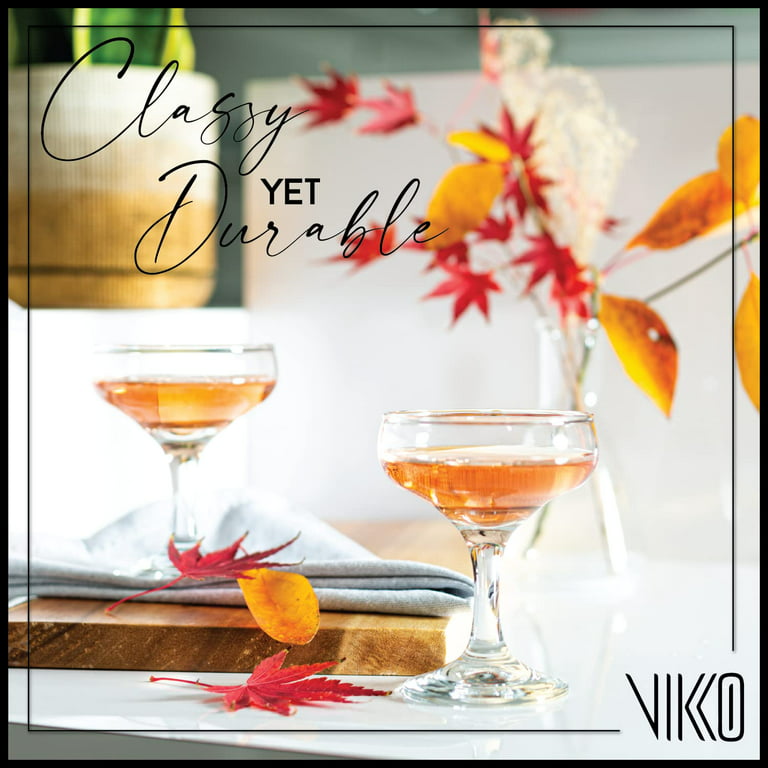 Vikko Cocktail Glasses Coupe Glass: Champagne Coupe Glasses