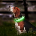 thumbnail image 2 of COFEST LED Dog Collar USB Rechargeable-Bright & High Visibility Lighted Glow Collar for Pet Night Walking-Weatherproof In 4 Colors Green, 2 of 8