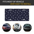 thumbnail image 5 of Easygdp Anchor License Plate Car Front License Plate Car Decoration Car Accessories Front Tag Plate Standard Size, 5 of 8