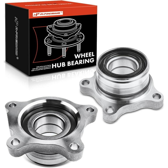 A-Premium Wheel Hub Bearings Assembly Compatible with Toyota Tundra 2007-2020 Rear Driver and Passenger Side Replace# 424600C011, 424500C010 2-PC Set