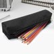 thumbnail image 3 of (negro) Sac Crayons D'examen De Style Simple, Papeterie De Niche, Sac De Papeterie De Couleur Unie Petit Et Portable, 3 of 5