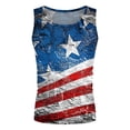 thumbnail image 6 of HCNTES Mens Graphic Tank Tops Sleeveless Muscle Shirts Beach Hawaiian Patriotic Tank Tops(Watermelon Red,XXXL), 6 of 6