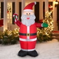 thumbnail image 3 of Airblown Inflatable Santa 7ft tall by Gemmy Industries, 3 of 3