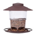 thumbnail image 2 of Anti Squirrel Bird Feeder Brown Outdoor Hanging Automatic Feeder Clear Hopper Wild Bird Feeding Station 1 Pc, 2 of 6