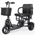 thumbnail image 1 of TopMate ES15 patinete 3 ruedas para mayores. Motor doble 500W, 3 vel., batería extraíble, 30km autonomía, carga 136kg, plegable ligero. Ideal para viajes., 1 of 6
