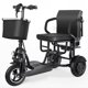 thumbnail image 1 of TopMate ES15 patinete 3 ruedas para mayores. Motor doble 500W, 3 vel., batería extraíble, 30km autonomía, carga 136kg, plegable ligero. Ideal para viajes., 1 of 6