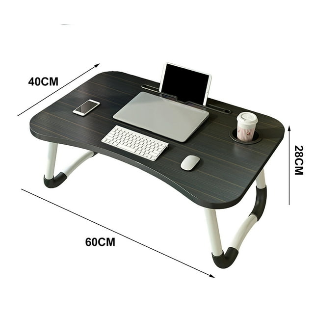 Escritorio plegable para computadora portátil, escritorio plegable para computadora portátil, mesa de cama plegable negra, mesa de cama plegable para computadora portátil, diseño a prueba de futuro