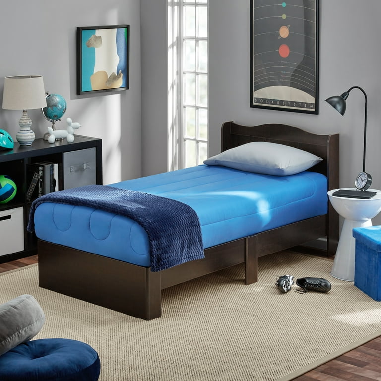 Sauder Storybook Platform Twin Bed with Headboard Jamocha Wood