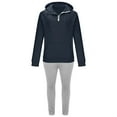 thumbnail image 3 of Men's Tracksuit Athletic Sweatshirts Fashionable Men's Solid Color Long Sleeve Casual Outwear Jackets Sets Basic Daily Essentials Running Jogging Workout, 3 of 5