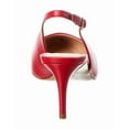 thumbnail image 3 of M by Bruno Magli Rima Leather Slingback Pump, 9.5, Red, 3 of 5