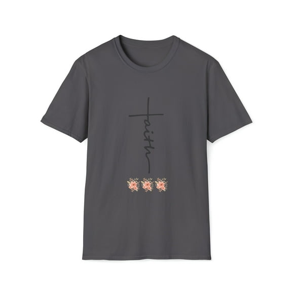 Faith TShirt | Faith Cross TShirt | Christian Gift | Faith Gift | Christian TShirt | Unisex Softstyle T-Shirt
