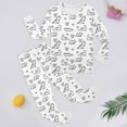 thumbnail image 4 of Jamsmile Kids Handmade Coloring Pajamas Funny Diy Paint Long Sleeve Sleepwear Toddler Girls Pajamas, 4 of 4