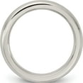 thumbnail image 2 of Titanium Edward Mirell Domed 4mm Polished Band (Size 6) Made In United States emr151-4mm-6, 2 of 5