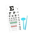 thumbnail image 3 of Tabla de pared para examen optométrico (22,05" x 10,24"), decorativa de PVC, con oclusor y puntero, ideal para escuelas, oficinas, hospitales y estudiantes. Oclusor de ojos azules, 3 of 9