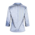 thumbnail image 6 of TaTaai Women's Fashion Spring/Summer Fashion Printed 3/4/7 Sleeve Collar Deep V-neck Top Gift, 6 of 6