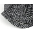 thumbnail image 3 of CoCopeaunts Octagonal Newsboy Hats for Men Vintage British Newsboy Cap Beret for Women and Painter Hat Outdoor Cabbie Hat, 3 of 7
