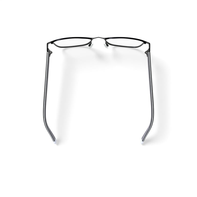 Walmart Women's Rx'able Eyeglasses, WM200951-1, Black, 51-17-135