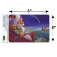 thumbnail image 6 of Christmas Holiday Santa Claus Night Sleigh Ride Home Business Office Sign, 6 of 7