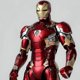 thumbnail image 4 of 2022 Nueva Comicave 1/12 Iron Man Marvel Figura Armadura Mk46 Mk40 Mk21 Colección de modelos articulados iluminados móviles 75% Aleación Juguetes Regalo, 4 of 5