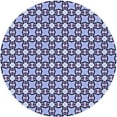 thumbnail image 1 of Ahgly Company Machine Washable Indoor Round Transitional Blue Angel Blue Area Rugs, 6' Round, 1 of 7