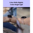 thumbnail image 2 of ZYX 7-Link Stainless Steel Band for Apple Watch, Women's Dressy Metal Bracelet with Tool, RoseGold, 38mm/40mm/41mm/42mm(series 10 11), 2 of 6