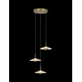 thumbnail image 4 of VONN Ferrara Height Adjustable ETL Certified Integrated LED Pendant in AB, 4 of 22