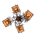 thumbnail image 2 of Meyda Tiffany 158068 Pine Branch Valley View 4 Light 28" Wide Chandelier - Cafe-Noir, 2 of 6