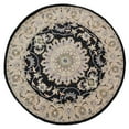 thumbnail image 6 of Rugsotic Carpets Hand Tufted Wool Eco-Friendly Area Rugs - 8'x8', Round, Black Beige, Modern Contemporary Design, High Pile Handmade Anti Skid Rugs for Living Room, Bed Room (K00640), 6 of 6