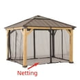 thumbnail image 3 of Sunjoy Universal Mosquito Netting for 11 ft. ×11 ft. Wood-Framed Gazebos, 3 of 5