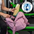 thumbnail image 5 of Gold Teal Blue Marble Hot Yoga Mat Towel Non Slip for Hot Yoga - Quick-Drying Yoga Mat Cover with 4 Corner Pockets with Travel Bag - Hot Yoga Towel Non Slip 74"x26", 5 of 6