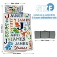 thumbnail image 3 of AOLOA Custom Toddler Nap Mat for Preschool - Personalized Name Kids Nap Mats for Daycare Kindergarten Boys Sleeping Bag with Pillow Blanket Set, Soft Warm Sherpa Blanket, 3 of 8