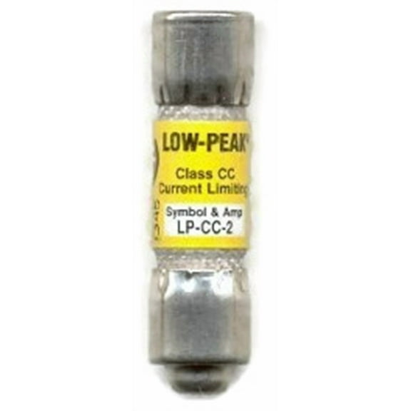 Bussmann LP-CC-2, 2 Amp (2A) 600V Midget,Time Delay, Current Limiting Class CC Rejection Cartridge Fuses by Bussmann